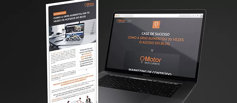 Case de sucesso: como a Gr1d Insurance produz conteúdo tech